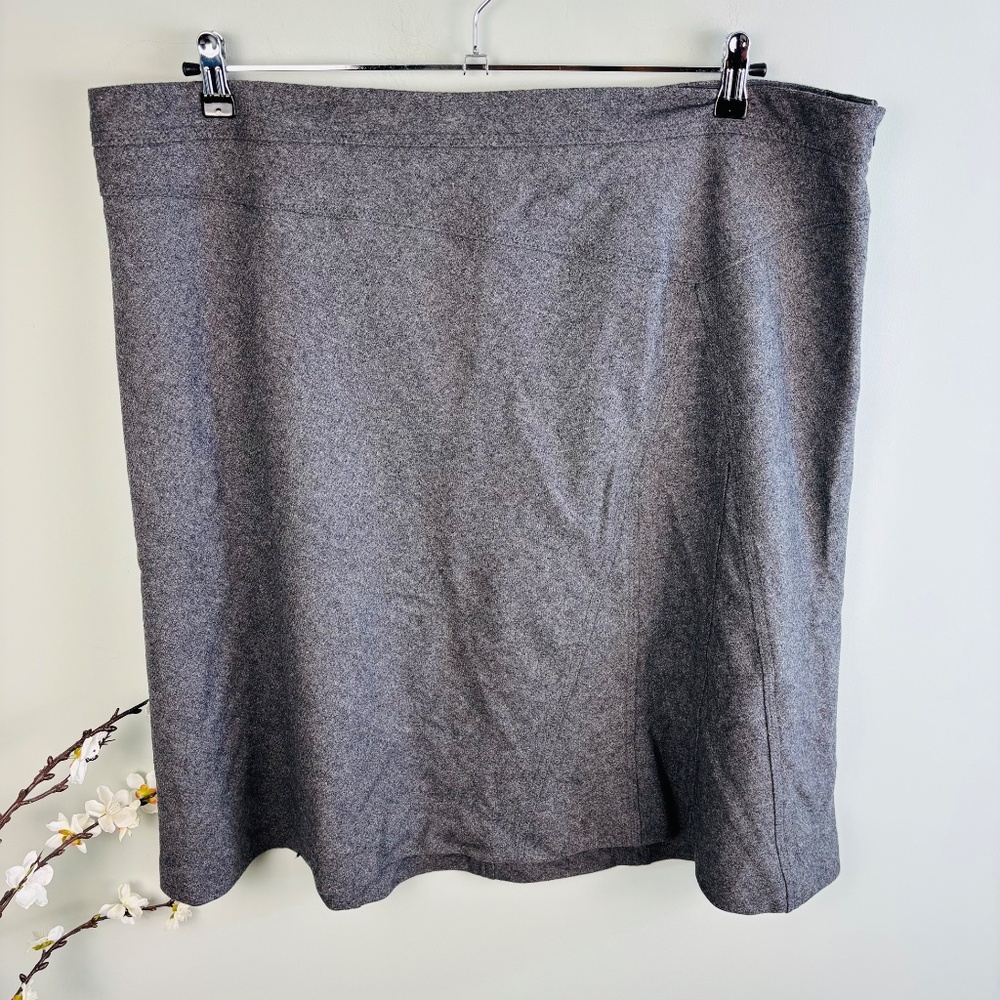 Merona A Line Wool Skirt Size 24W